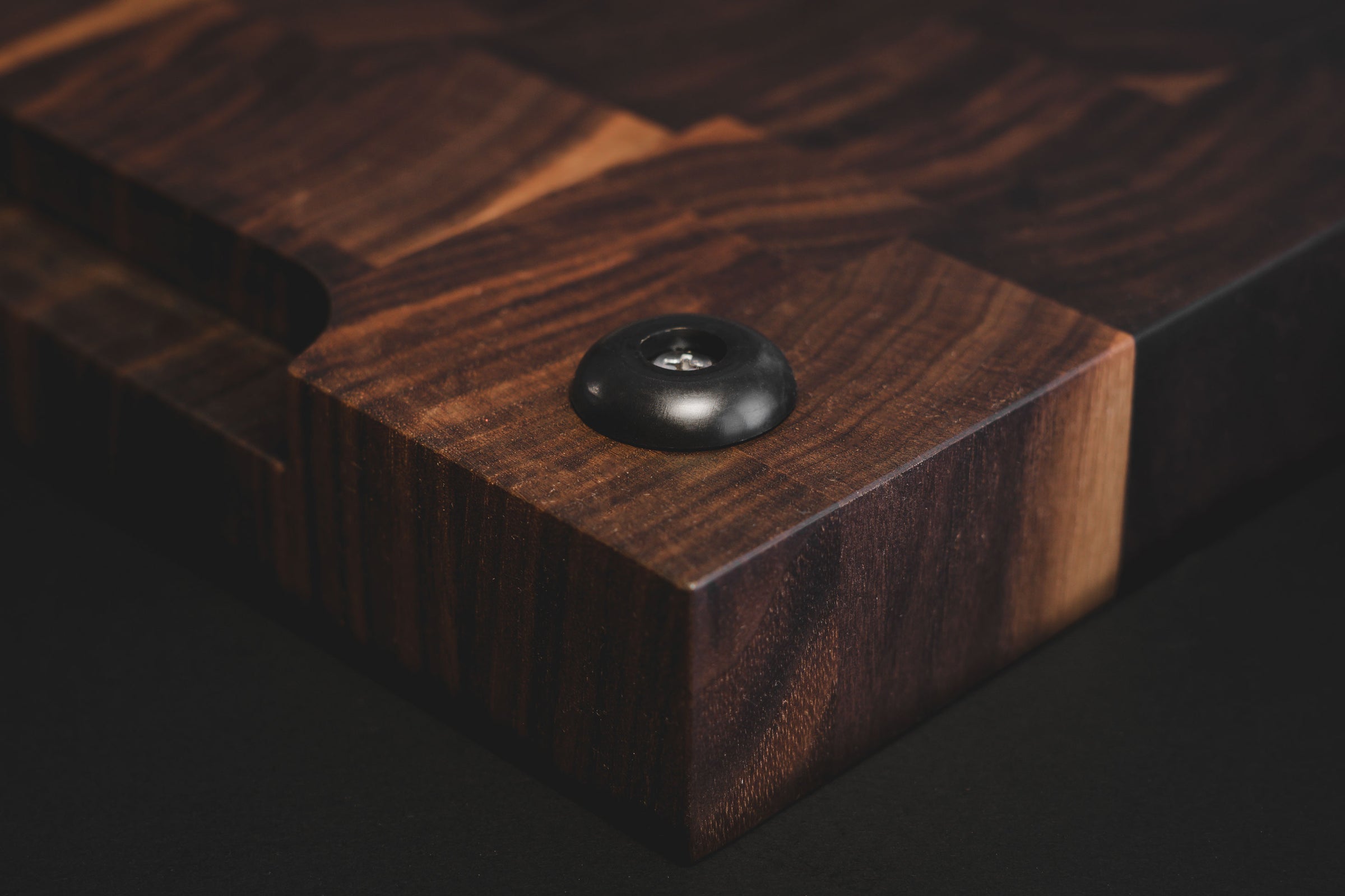 Planche à Découper En Bois De Noyer – Réversible Avec Rigole, Pour Cuisine