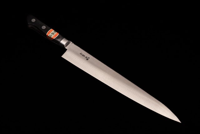 Couteau japonais santoku - NIGARA - Anmon SG2 damas - manche personnalisé -  Taille : 18cm